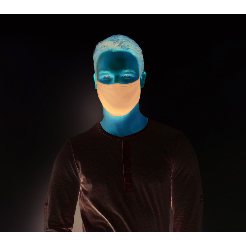 Trzywarstwowa maseczka poliestru  MF3003 Granatowy MF3003-04 (4)