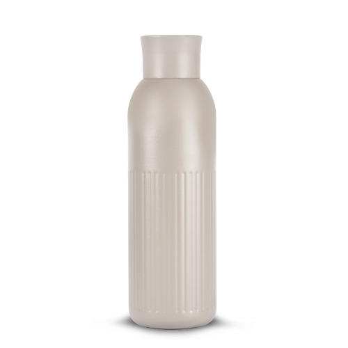 Sagaform Tekla Push stalowa butelka z zakrętką (z recyklingu) 500 ml Beżowy LT52134-N0055 