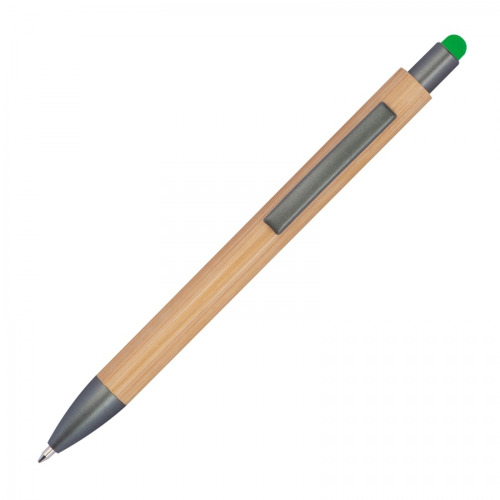Długopis drewniany touch pen LUCIO Zielony 1219409 (3)