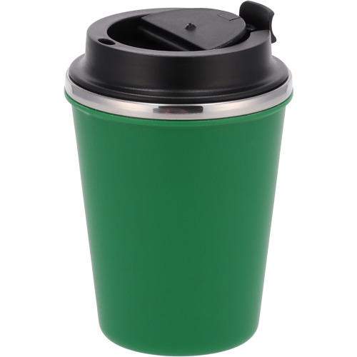 Kubek termiczny 350 ml z powłoką z recyklingu METODY Zielony 8496209 (4)