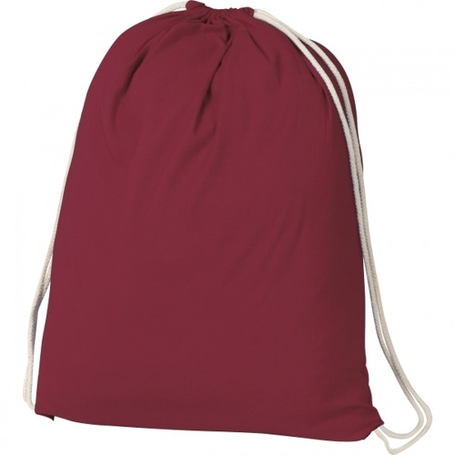 Worek bawełniany 140 g/m2 BUDAPEST Bordowy 002402 