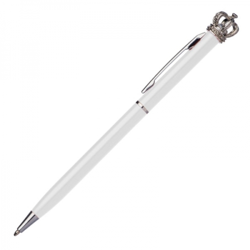 Długopis metalowy KINGS PARK biały 048806 (3)