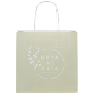 Torba z papieru Kraft ze skręconymi uchwytami – 24 x 9 x 24 cm