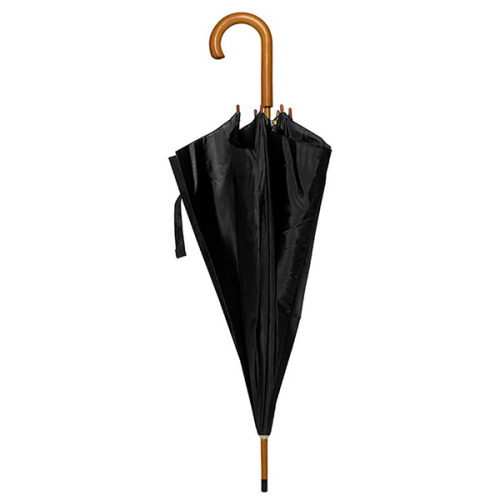 Parasol automatyczny z drewnianą rączką Czarny IP35038411 (3)