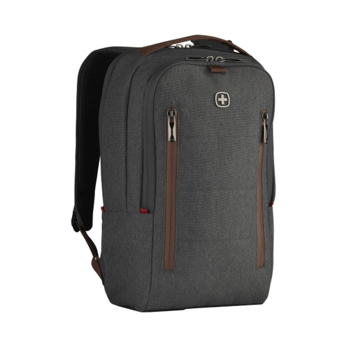 Plecak na laptopa z saszetką Wenger City Style Upgrade 16'' Szary W606489 (2)