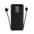 Power bank 10000 mAh ze zintegrowanym kablem 3 w 1 Czarny P322.041 (5) thumbnail