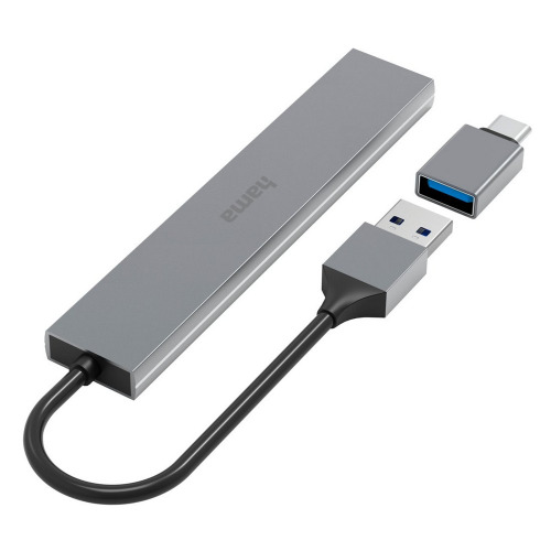Hub USB, USB-C Hama Szary VH072-19 (2)