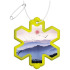RFX™ reflective odblaskowa zawieszka z PVC, płatek śniegu Neonowy żółty 1PR09813 (1) thumbnail
