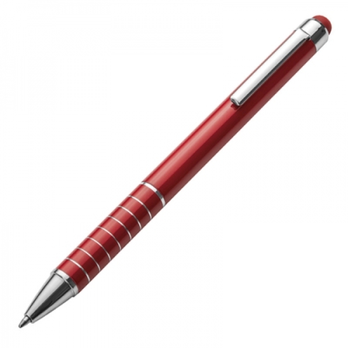 Długopis metalowy touch pen LUEBO czerwony 041805 (2)