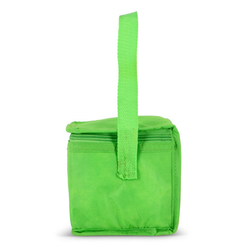 R-PET 6 Torba chłodząca na puszki z włókniny 20 x 13 x 12,5 cm 75g/m² Jasnozielony LT95390-N0032 (5)