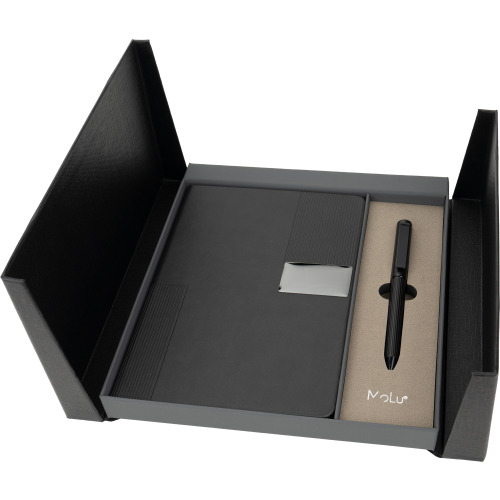 Zestaw notes i długopis Port St. Lucie MoLu Czarny 517703 (2)