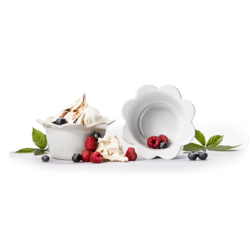 Piccadilly kokilki żaroodporne 2-pak, białe Białe 5017724 