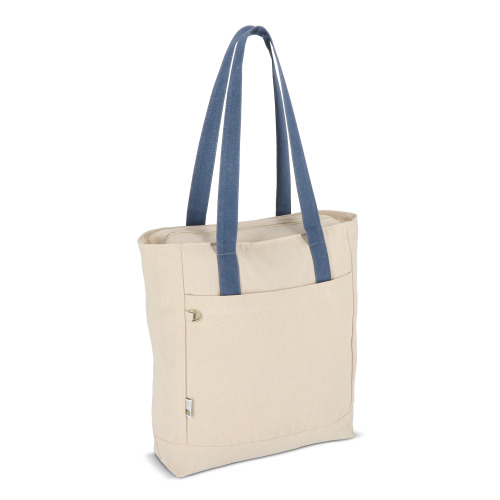 Torba Canvas InSideOut Reuuz 33 x 42 x 10 cm Ecru / niebieskoszary LT57116-N5465 