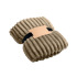 Polarowy koc w paski RPET Khaki MO3184-39  thumbnail