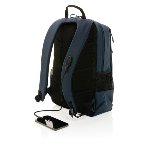 Plecak na laptopa 15,6" Swiss Peak Lima AWARE™, ochrona RFID Niebieski P763.155 (4)
