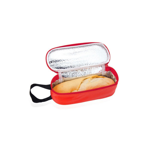 Pudełko śniadaniowe ok. 500 ml, torba termoizolacyjna czerwony V9970-05 