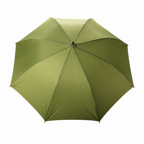 Bambusowy parasol automatyczny 23" AWARE™ RPET Zielony P850.657 (1)