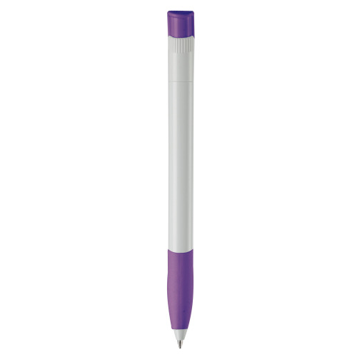 Długopis Apollo (kolor nietransparentny) Biały / purpurowy LT87100-N0172 (4)