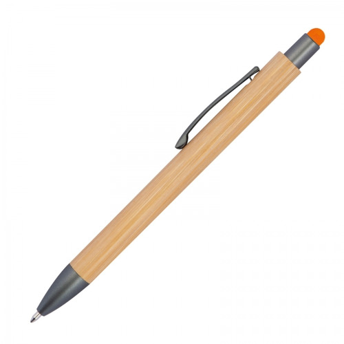 Długopis drewniany touch pen LUCIO Pomarańczowy 1219410 (2)
