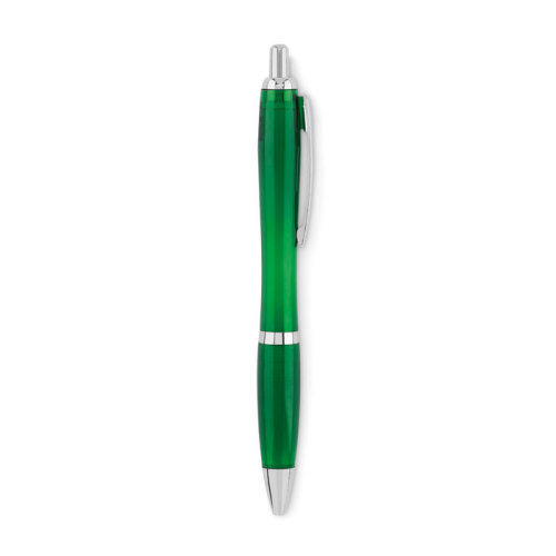 Długopis z RPET przezroczysty zielony MO6409-24 (3)