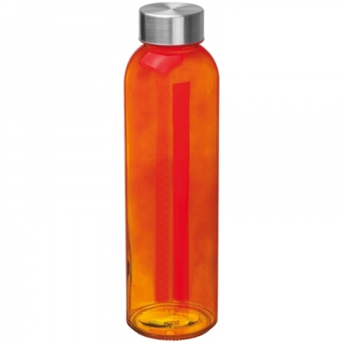 Butelka szklana INDIANAPOLIS pomarańczowy 139410 (1)