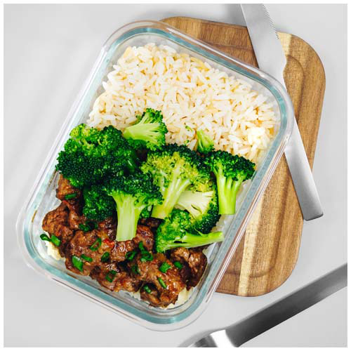 Pudełko na lunch Citizen Green Purlunch o pojemności 1000 ml, wykonane ze szkła borokrzemowego Przezroczysty 1PZ05601 (5)