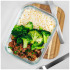 Pudełko na lunch Citizen Green Purlunch o pojemności 1000 ml, wykonane ze szkła borokrzemowego Przezroczysty 1PZ05601 (5) thumbnail