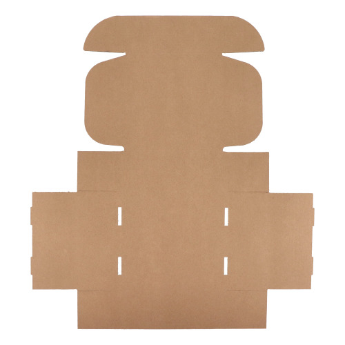 Pudełko na 4 kubki 24.3 x 24.3 x 9.9 cm wykonane na zamówienie Brązowy LT83220-N0051 (4)