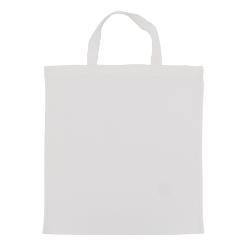 Torba na zakupy OEKO-TEX® color short 140g/m² 38x42 cm Biały LT95256-N0001 (1)
