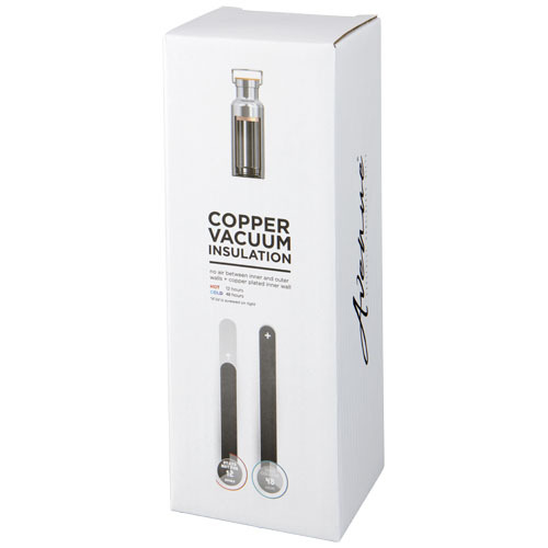 Miedziany, izolowany próżniowo bidon Thor o pojemności 480 ml Czarny 10059400 (2)