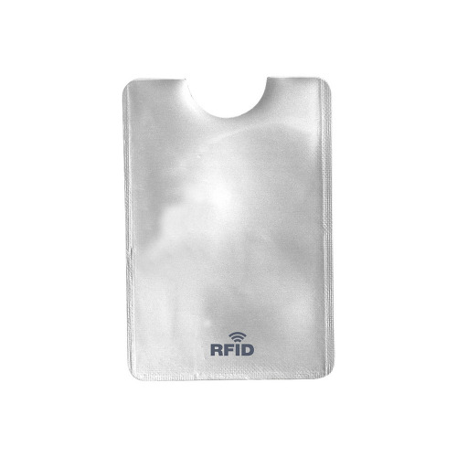 Etui na kartę kredytową, ochrona RFID srebrny V0891-32 