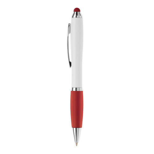 Długopis biały Hawaï stylus Biały / czerwony LT80433-N0121 (1)