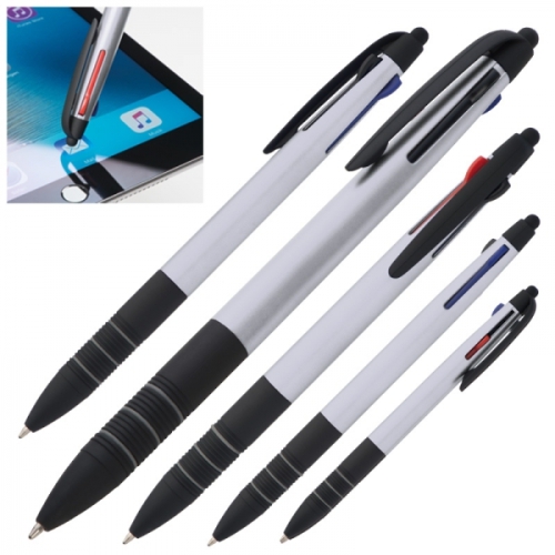 Długopis plastikowy 3w1 BOGOTA szary 045807 (1)