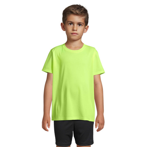 SPRINT KIDS SPORTS T-SHIRT Neon Yellow S04773-NE-L 