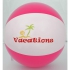 Piłka plażowa dwukolorowa KEY WEST różowy 105111 (2) thumbnail