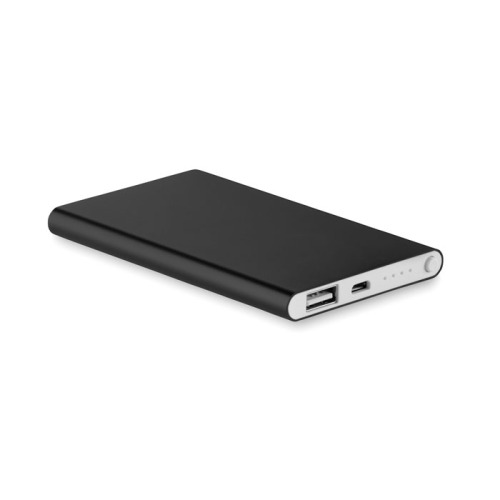 Płaski Powerbank 4000mAh Czarny MO8735-03 