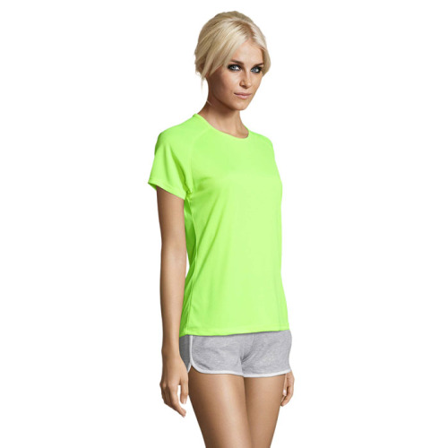 SPORTY Damski T-Shirt 140g Neon Yellow S01159-NE-XXL (2)
