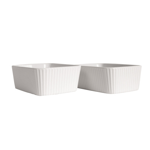 Sagaform Flora naczynie do zapiekania mini 2 szt. Biały LT52224-N0001 