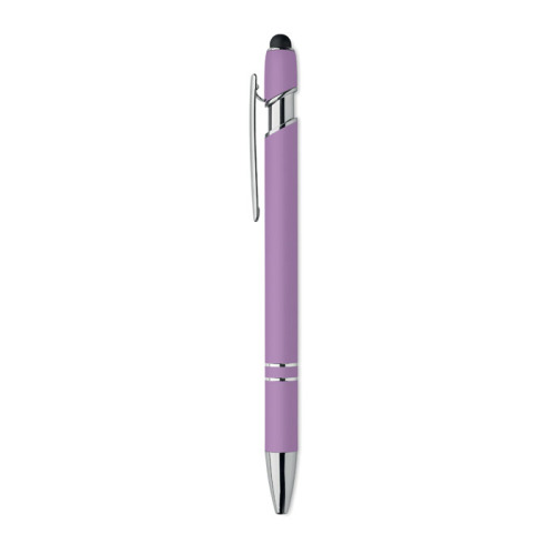 Długopis z rysikiem aluminium Fioletowy MO2798-21 (2)