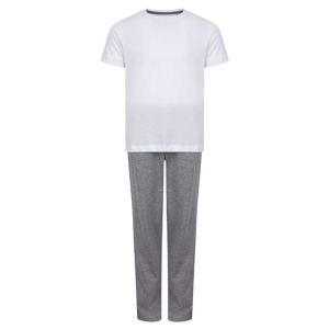 Pizama Dziecięca Bawełniana - White & Navy