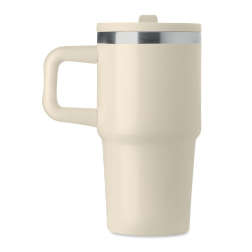 Kubek dwuścienny 500 ml Bezowy MO3170-13 (5)