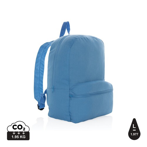 Plecak Impact AWARE™, bawełna z recyklingu niebieski P762.995 (6)
