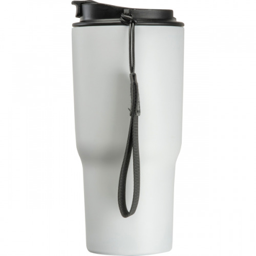 Kubek termiczny 550 ml ze stali z recyklingu DANA Biały 8523906 (5)