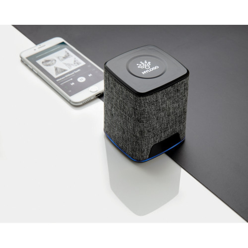 Głośnik bezprzewodowy 3W Light Up Logo Szary, szary P328.362 (9)