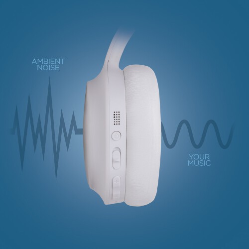 Bezprzewodowe słuchawki nauszne Urban Vitamin Freemond ANC biały P329.743 (7)