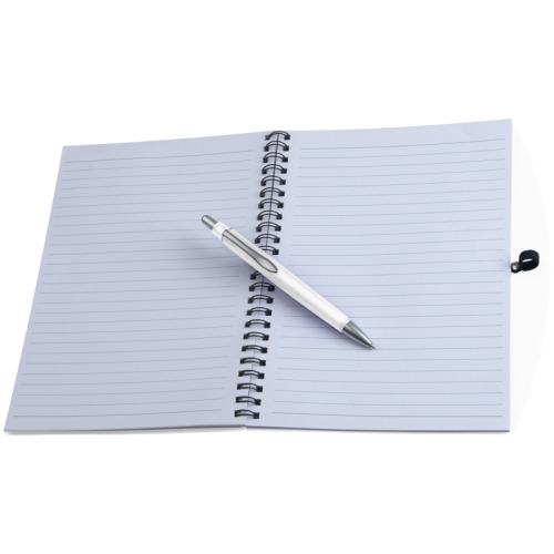 Notes A5 z długopisem TILBURG biały 092206 (2)