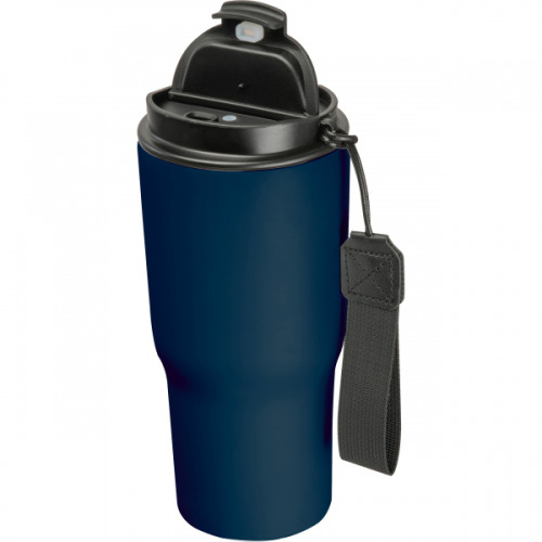 Kubek termiczny 550 ml ze stali z recyklingu DANA Granatowy 8523944 (2)