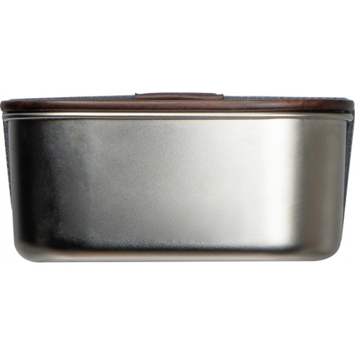 Lunch box ze stalowy z recyklingu PUERTO BANUS MoLu 1000 ml Szary 398407 (5)