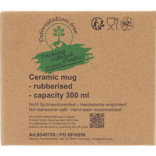 Kubek ceramiczny soft touch 300 ml RONALD Granatowy 8549744 (11)