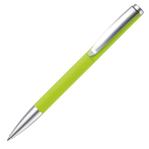Metalowy długopis Modena miękki dotyk Jasnozielony LT87762-N0032 